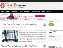 Tablet Screenshot of dewbloggers.com